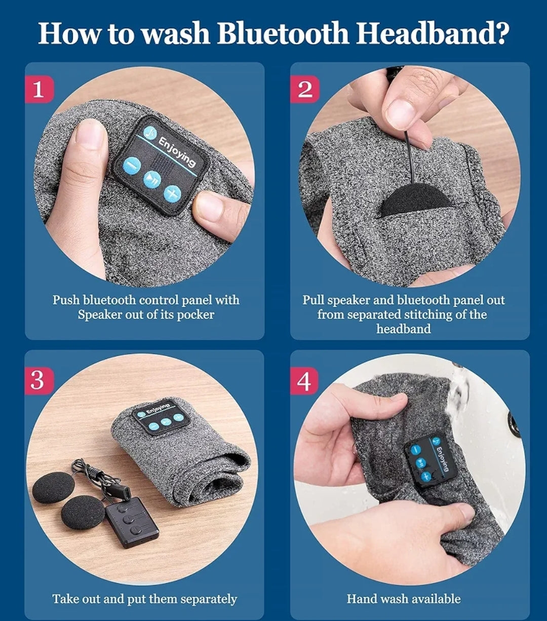 AuraBand™ - Bluetooth Sleep Headphones