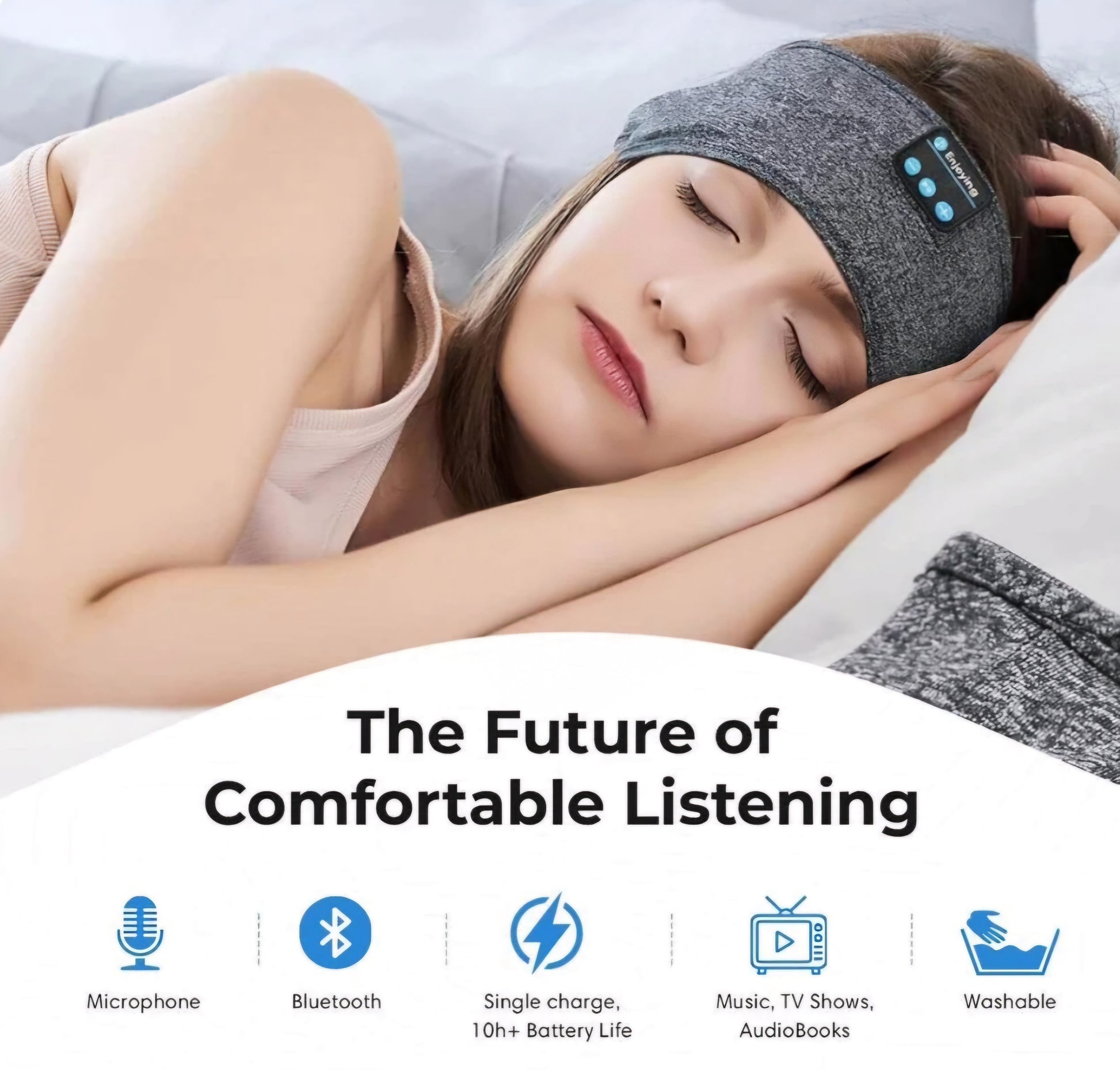 AuraBand™ - Bluetooth Sleep Headphones